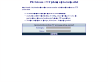 Tablet Screenshot of changeftppasswd.prtelecom.hu